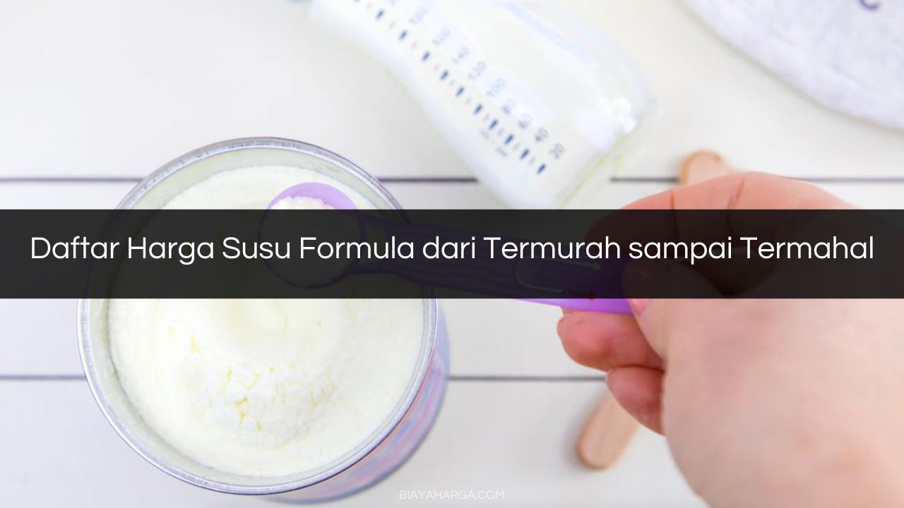 Daftar Harga Susu Formula dari Termurah sampai Termahal