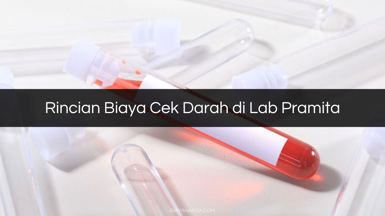 Rincian Biaya Cek Darah di Lab Pramita