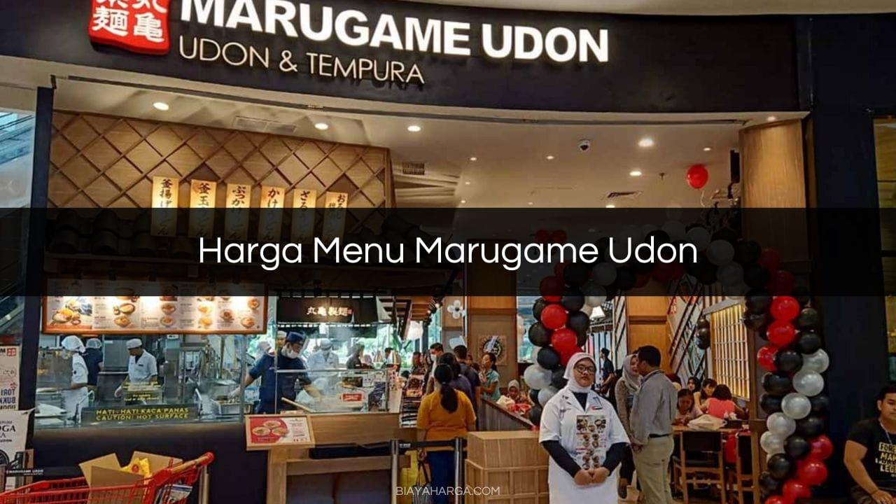 Harga Menu Marugame Udon