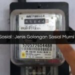 Tarif Listrik Sosial : Jenis Golongan Sosial Murni & Komersial